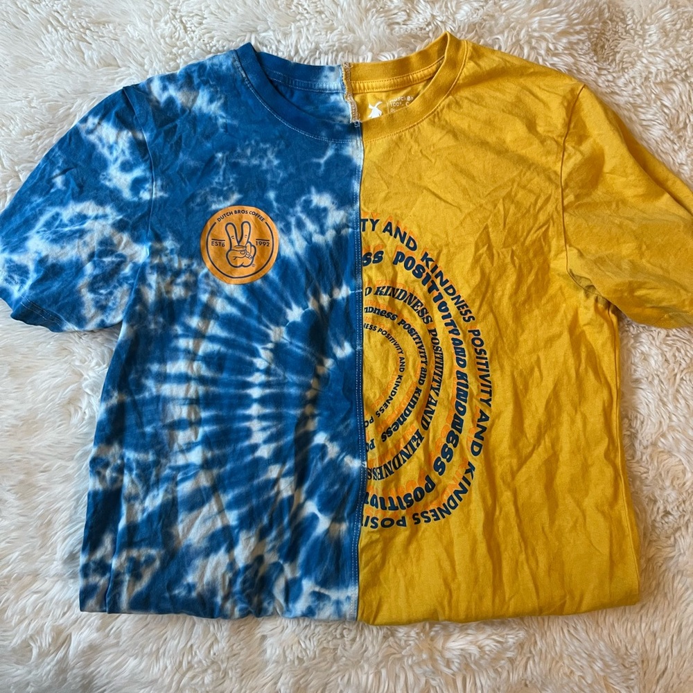 Split shirt Dutch bros tee! Never worn